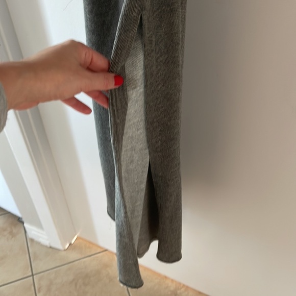 Gray Knit Maxi Dress - Picture 7 of 7